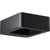 Brilliant Applique murale d'extérieur LED Golda | luminaire d'extérieur moderne et décoratif | noir | 14,5x12cm | 1x 7W LED intégrée | 660 lm | 3.000 K | IP54