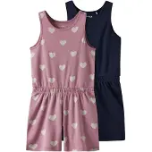 TWO SOON Ensemble crème / bleu marine / rose