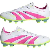 Adidas Bottines de football Homme Predator League Celestial Victory Pack MG Multi Ground Cloud White/Lucid Pink/Lucid Lemon