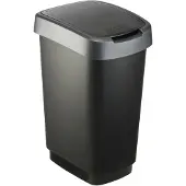 Rotho Twist Silver - trash bin – 25l