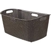 Curver panier a linge my style 47 l chocolat