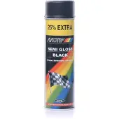 Motip Peinture Satin noir mat - Spray 500 ml