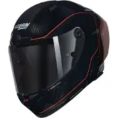 Nolan X-804 RS Asso Di Picche 342 Carbone Noir Rouge Brillant Casque Intégral Taille L