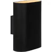 Lucide Applique mural Ovalis 2 x E14 droite ovale noir