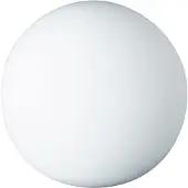 RL Lampe de table PINGPONG blanche, 1xE27x25W, verre, dimensions : 18,5x20x20 cm, IP20,