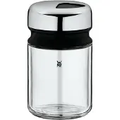 WMF 06.6152.6040 Salière et poivrière Noir, Acier inoxydable et Transparent