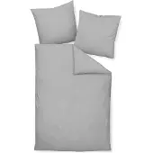Janine Mako-Soft-Seersucker linge de lit 135X200,80x80 2 pièces PIANO 125-028-500 platine