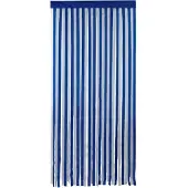 Maximex Rideau de porte bleu et blanc 90 x 200 cm