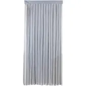 Maximex Rideau volant Wenko gris/blanc 90 x 200 cm