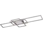 TRIO Plafonnier moderne Irvine gris