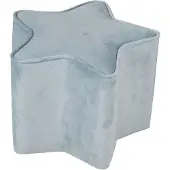 Roba Pouf Enfant Lil Sofa - - Forme Étoile - Bleu Clair