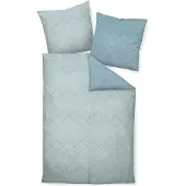 Janine Housse de couette bleu clair