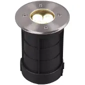TRIO Spot LED rond à encastrer dans le sol, acier inoxydable Ø 11cm IP65 Spot de sol Entrée Terrasse