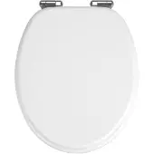 Wenko SIÈGE WC Urbino Abaissement automatique Couvercle WC Lunettes MDF Salle de bains WC visiteurs