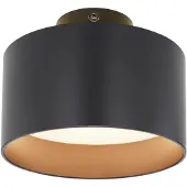 Globo Plafonnier Jenny noir Ø 14cm