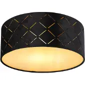 Globo Lampe de plafond Sunna Ø 26cm noir
