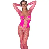 Cottelli - body résille sexy - rose - taille S-L