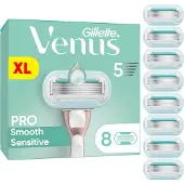 Gillette Lames de rechange Venus Pro Smooth Sensitive, lot de 8