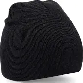 Beechfield Pack 50 Bonnet homme Beanie original Pull-On Noir - Beechfield B44 - Taille One Size