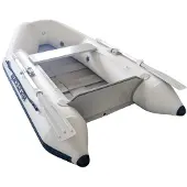 Quicksilver Boats Bateau pneumatique Boats 240 Tendy à fond rigide, blanc, 3 places