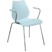 Kartell Maui Chaise - Lot de 2 Armchair | Standard | Pale Blue