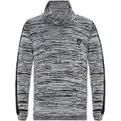 Cipo & Baxx Pull-over gris / noir