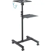 Puremounts Chariot pour projecteur (Tables), Support pour projecteur, Noir