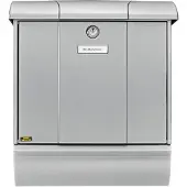Burg wachter Boîte aux lettres avec porte-journaux intégré, couleur argent - Olymp 91600 Si