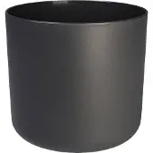 Elho Pot de Fleurs Circulaire Moderne Noir Anthracite - 34 cm Elho