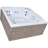 Praxis Spa acrylique square wave 2 - carré 5 places