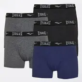 Everlast Homme lot de 5 caleçons Noir/Gris/Bleu