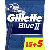 Gillette Bleu II 15+5 unités