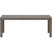 Ebuy24 Copacabana table basse 70x120cm brun.