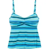 s.Oliver Haut de tankini turquoise / bleu clair / bleu foncé