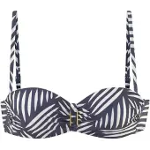 LASCANA Hauts de bikini marine / blanc