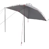 vidaXL Tente pour voiture Gris et orange Imperméable