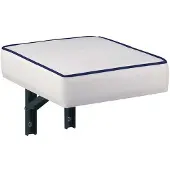 PLASTIMO Folding Deck Seat Argenté