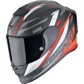 Scorpion Exo-R1 Evo Carbon Air Runner Casque Intégral Mat/Noir/Rouge S unisex