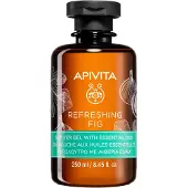 Apivita Refreshing Fig Gel Douche aux Huiles Essentielles 250 ml Gel Douche