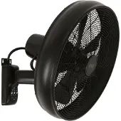 Lucci air Ventilateur mural noir Breeze Wall Fan Ø 46 cm