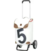 Andersen Shopper Cabas 'Alu Star 360°' marron / noir / blanc