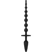 EasyToys - plug anal 2 en 1 - silicone noir