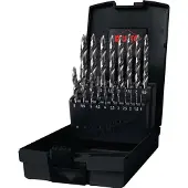 RUKO Flowstep Metal Drill Bit 19 Units Argenté