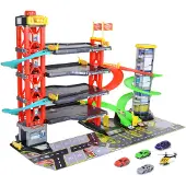 Dickie Toys Circuit de Voitures av. Lumière/Son - Parking Garage - - UneTaille - Circuit de Voitures