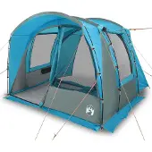 vidaXL Tente de voiture 4 personnes Bleu Imperméable