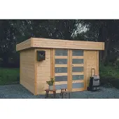 Solid Abri de jardin "Odense" - 7.64 m² - 3.02 x 3.02 x 2.19 M - 28 mm