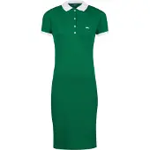 Jimmy Sanders Robe vert foncé / blanc