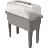 Prosperplast Sadbovač set RESPANA PLANTER SET 77 cm - barva: šedý kámen