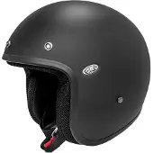 Premier Helmets Classic, casque ouvert ,Noir Mat ,L