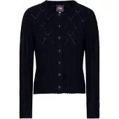 Spieth & Wensky Cardigan 'Funkie' bleu nuit